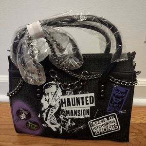 Disney Parks Loungefly Haunted Mansion purse.